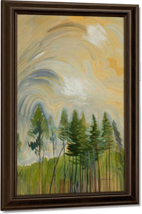 Young Pines By And By Sky By 1935 By Emily Carr Fine Art Print
