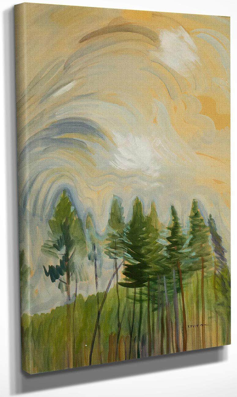 Young Pines By And By Sky By 1935 By Emily Carr Fine Art Print