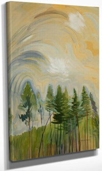 Young Pines By And By Sky By 1935 By Emily Carr Fine Art Print