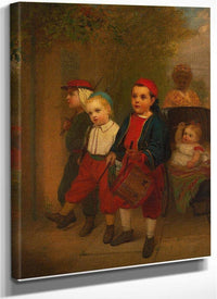Young Recruits By John George Brown Fine Art Print