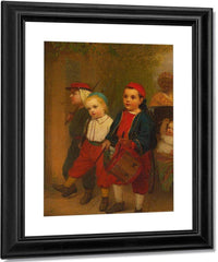 Young Recruits By John George Brown Fine Art Print