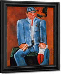 Young Seadog With Friend Billy By Marsden Hartley Fine Art Print