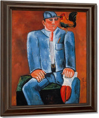 Young Seadog With Friend Billy By Marsden Hartley Fine Art Print