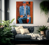 Young Seadog With Friend Billy By Marsden Hartley Fine Art Print