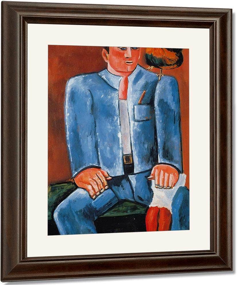 Young Seadog With Friend Billy By Marsden Hartley Fine Art Print