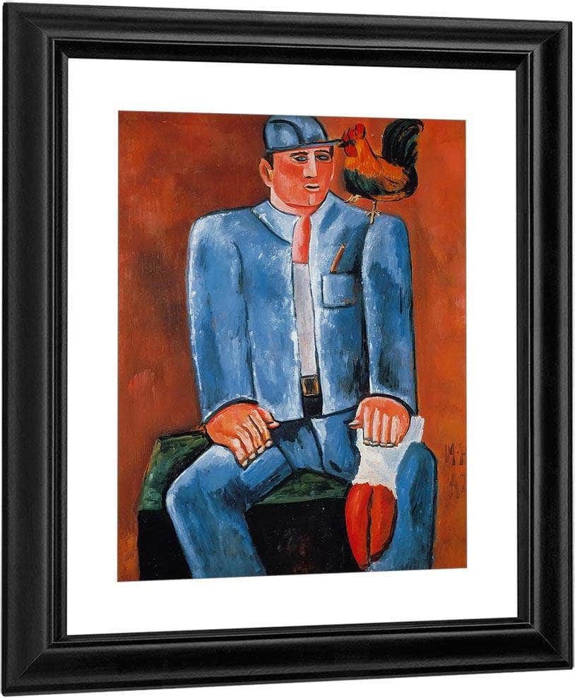 Young Seadog With Friend Billy By Marsden Hartley Fine Art Print