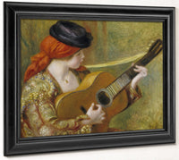 Young Spanish Woman With A Guitar (Jeune Espagnole Jouant De La Guitare) By Pierre Auguste Renoir Fine Art Print