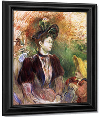 Young Woman And Child Avenue Du Bois 1876 Oil On Canvas 6096X5017Mm Private Collection By Berthe Morisot Fine Art Print