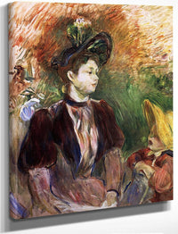 Young Woman And Child Avenue Du Bois 1876 Oil On Canvas 6096X5017Mm Private Collection By Berthe Morisot Fine Art Print