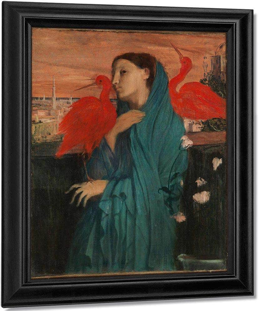 Young Woman Ibis Degas Fine Art Print