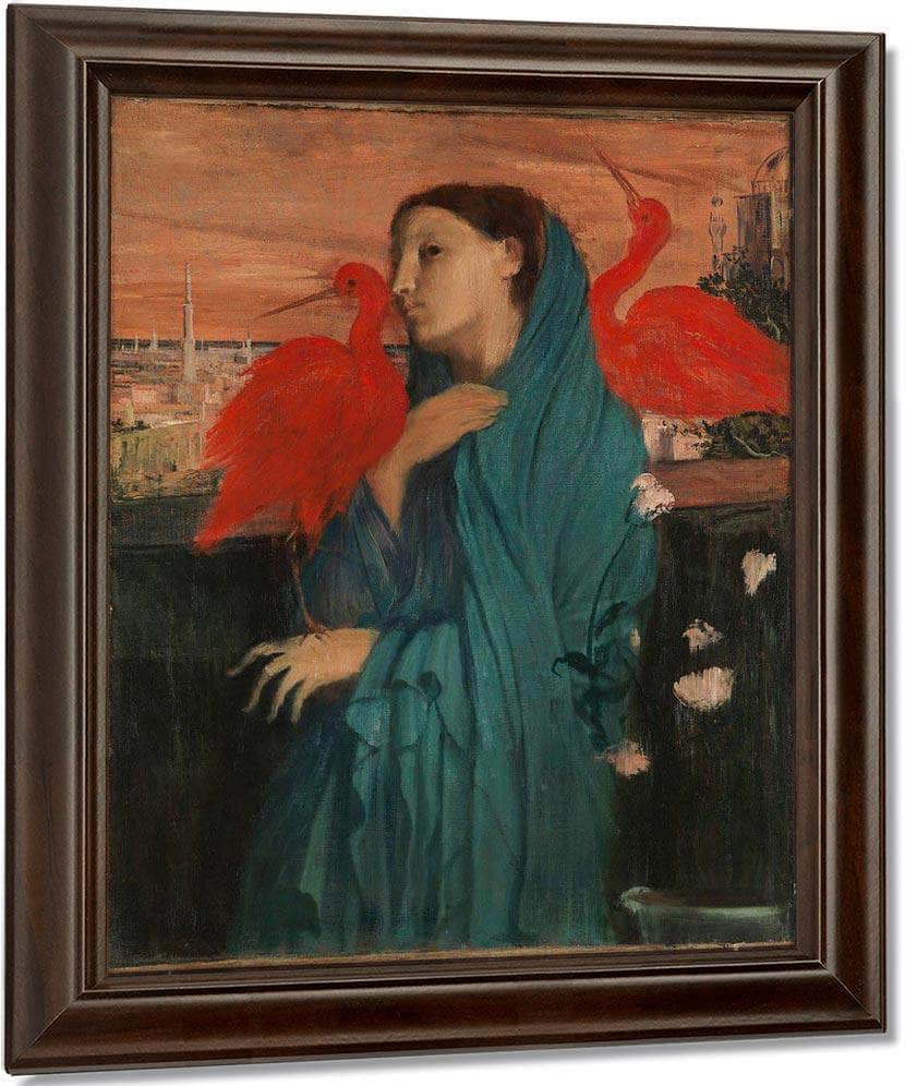 Young Woman Ibis Degas Fine Art Print