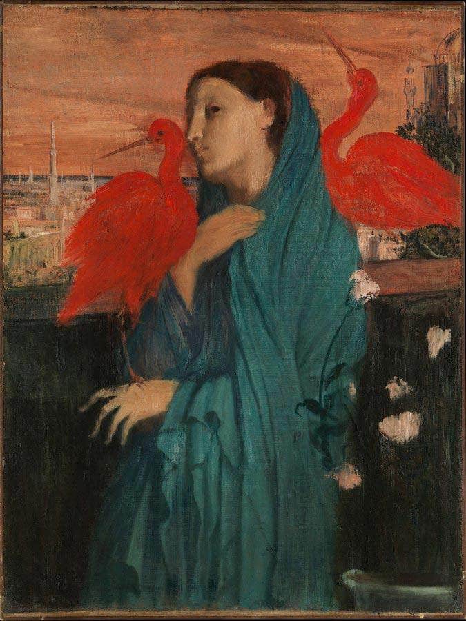 Young Woman Ibis Degas Fine Art Print