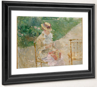 Young Woman Knitting 1883 By Berthe Morisot Fine Art Print