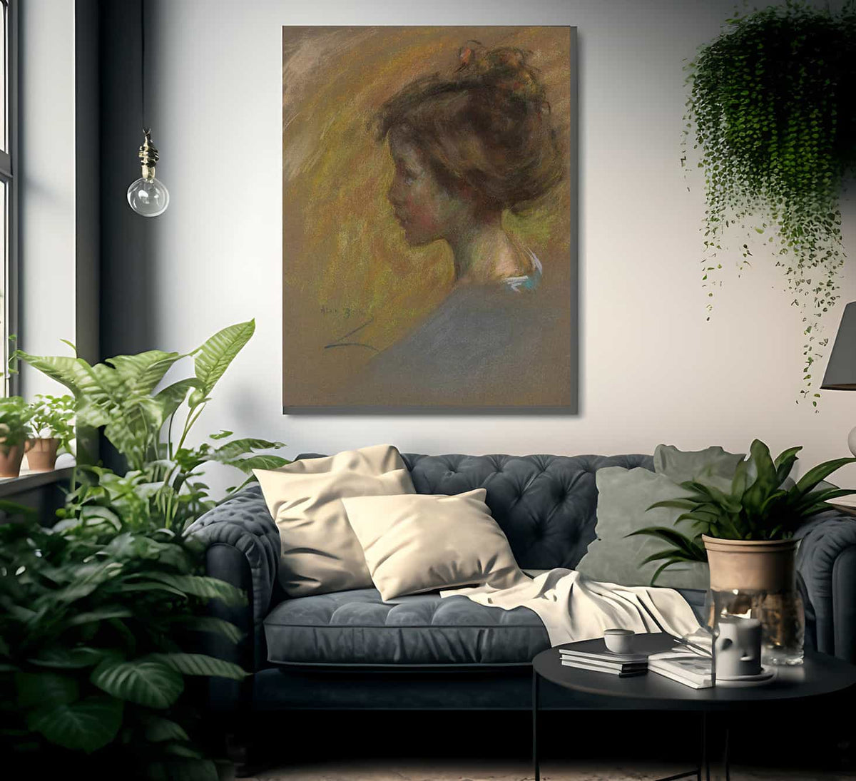 Youthful Model By Alice Pike Barney Fine Art Print