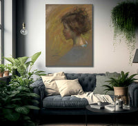 Youthful Model By Alice Pike Barney Fine Art Print