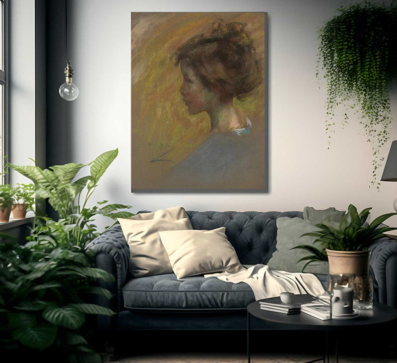 Youthful Model By Alice Pike Barney Fine Art Print