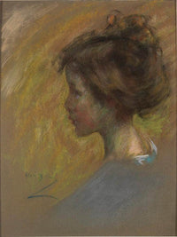 Youthful Model By Alice Pike Barney Fine Art Print