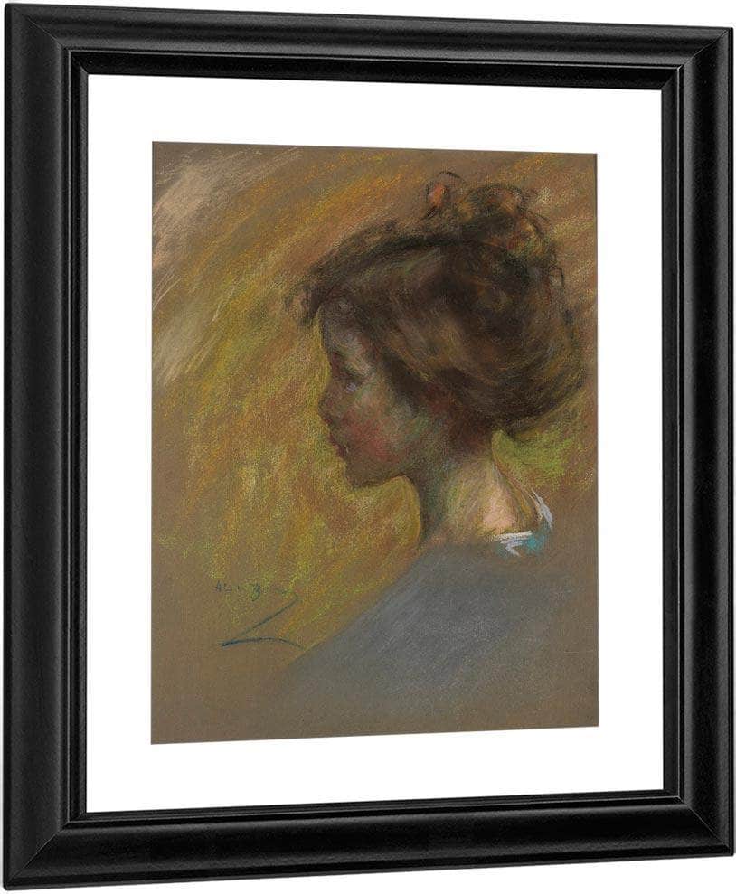 Youthful Model By Alice Pike Barney Fine Art Print