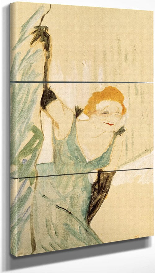 Yvette Guilbert (1867 1944) Taking A Curtain Call By Henri Marie Raymond De Toulouse Lautrec Monfa Fine Art Print