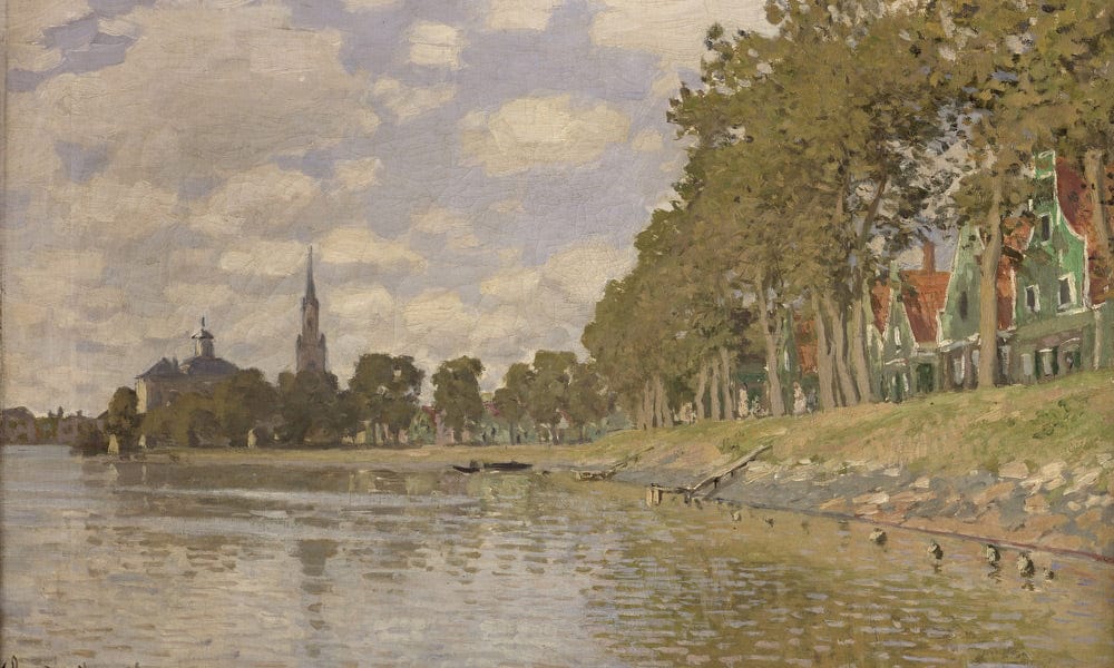 Zaandam (Holland) By Claude Monet Fine Art Print