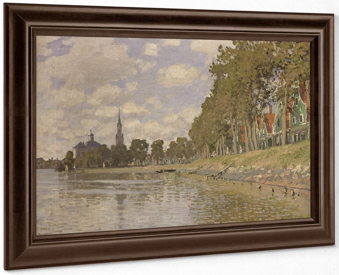 Zaandam (Holland) By Claude Monet Fine Art Print