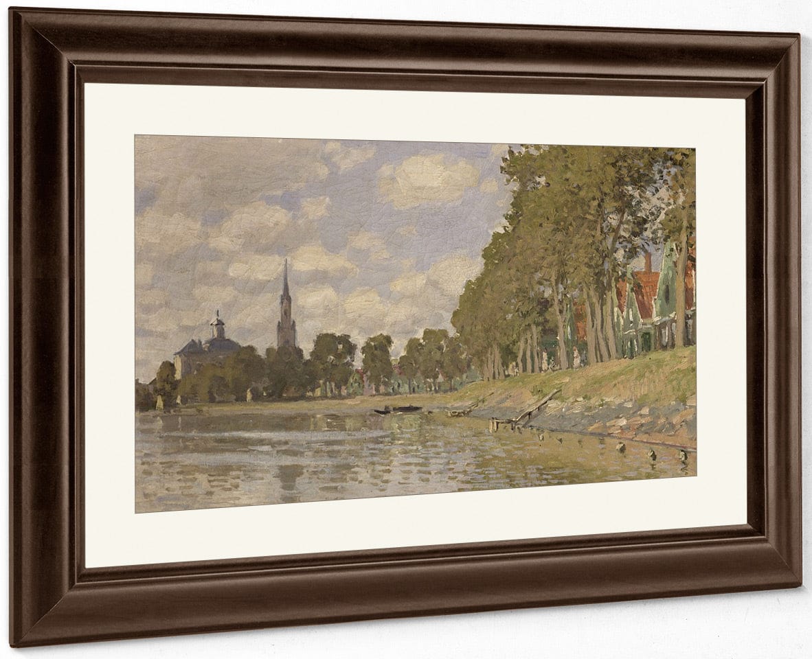 Zaandam (Holland) By Claude Monet Fine Art Print