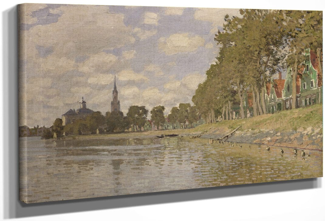 Zaandam (Holland) By Claude Monet Fine Art Print