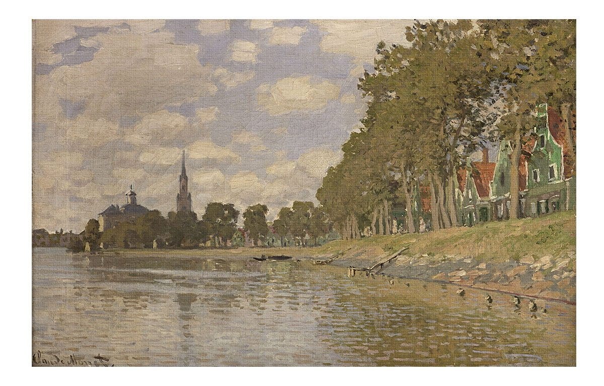 Zaandam (Holland) By Claude Monet Fine Art Print Fine Art Print