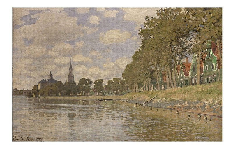 Zaandam (Holland) By Claude Monet Fine Art Print Fine Art Print