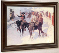 Zebulon Pike Entering Santa Fe By Frederic Remington Fine Art Print