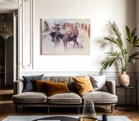 Zebulon Pike Entering Santa Fe By Frederic Remington Fine Art Print