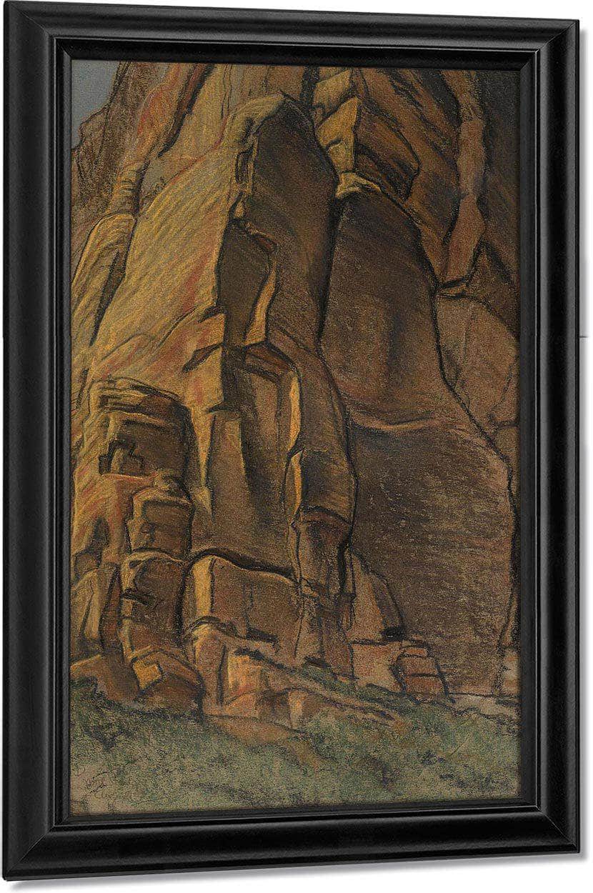 Zion National Park By Maynard Dixon Fine Art Print