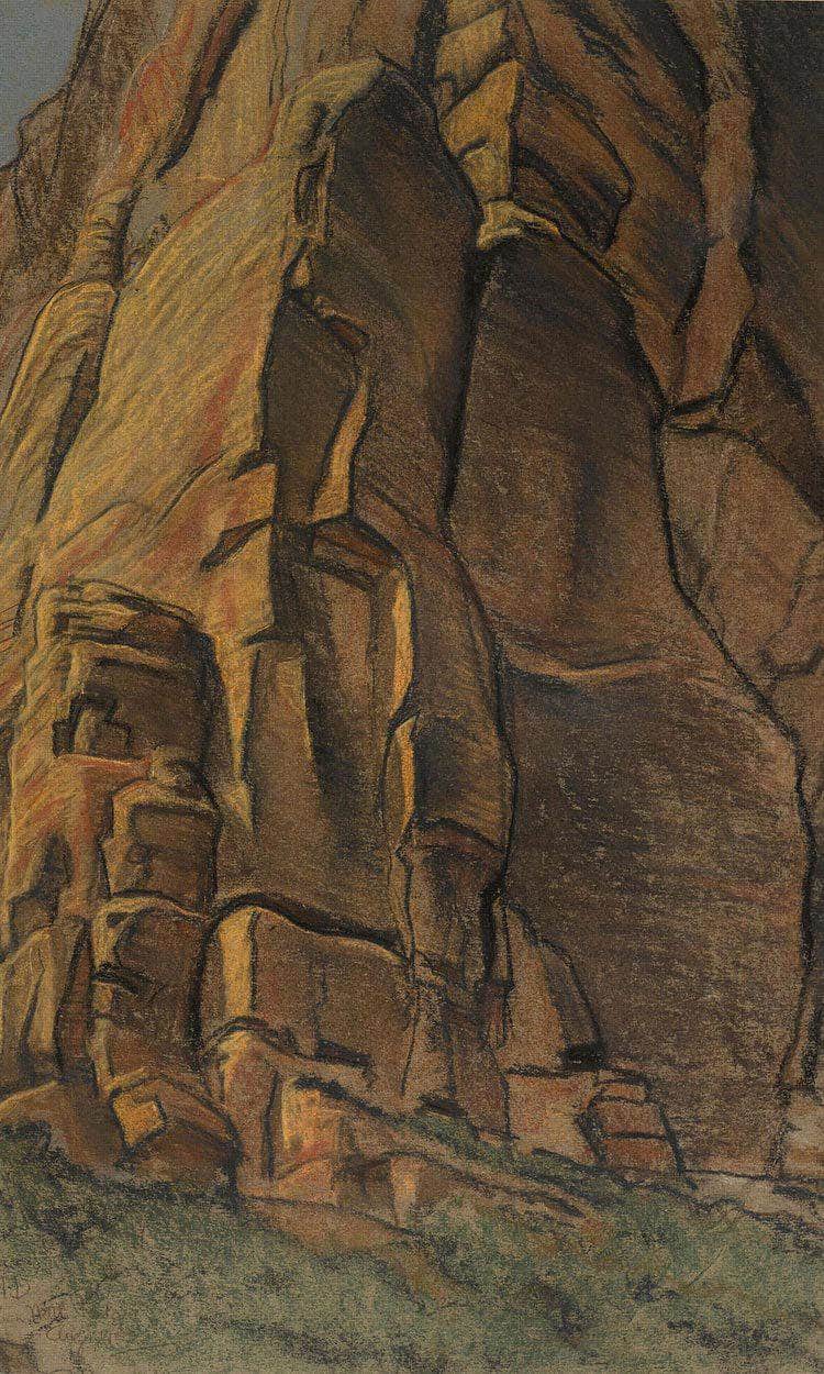 Zion National Park By Maynard Dixon Fine Art Print