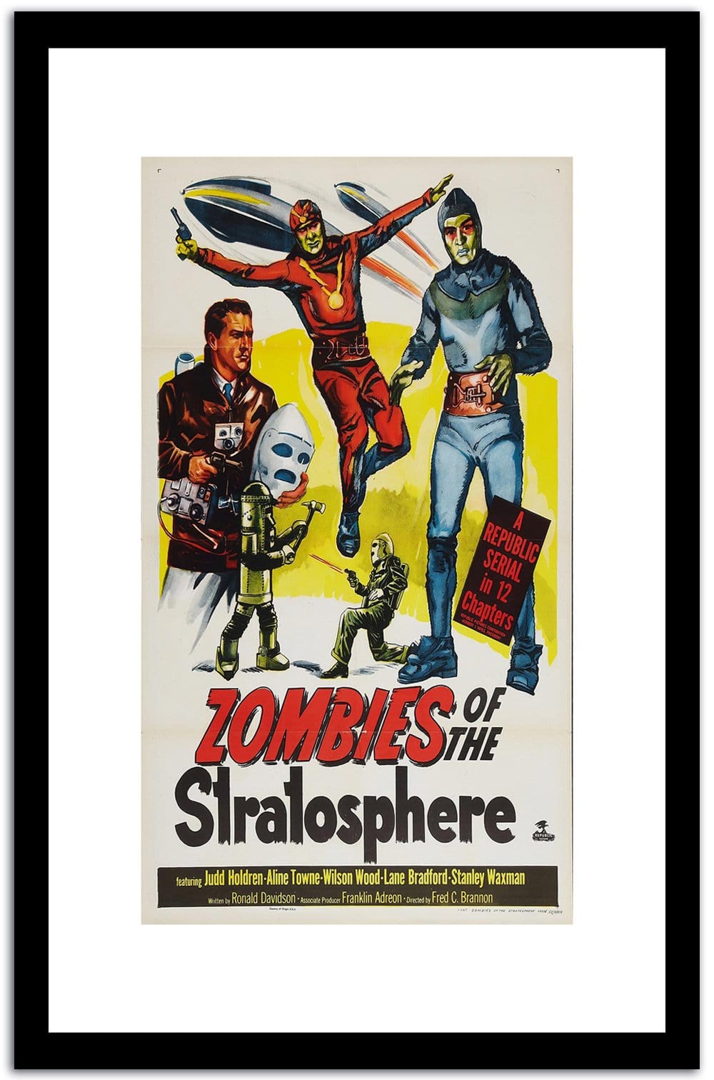 Zombies  Vintage Poster Fine Art Print