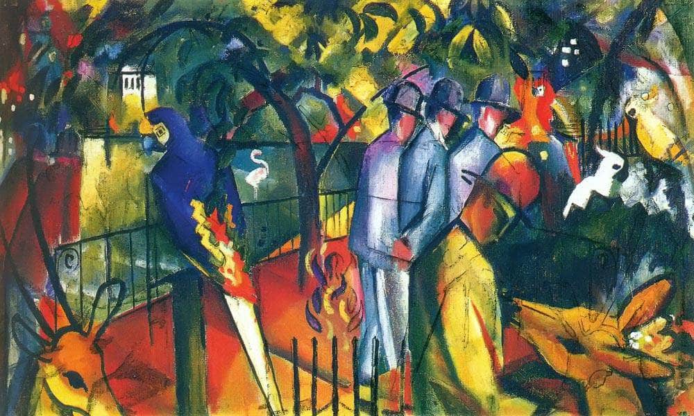 Zoological Garden I By August Macke Fine Art Print