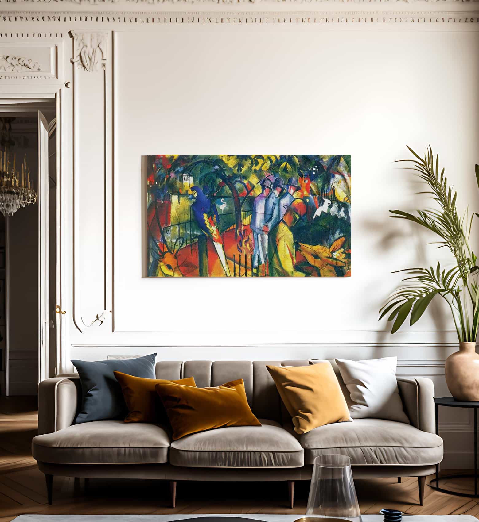 Zoological Garden I By August Macke Fine Art Print