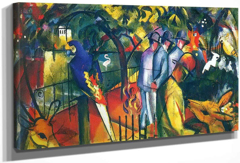 Zoological Garden I By August Macke Fine Art Print