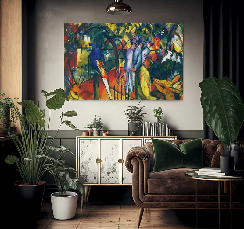 Zoological Garden I By August Macke Fine Art Print