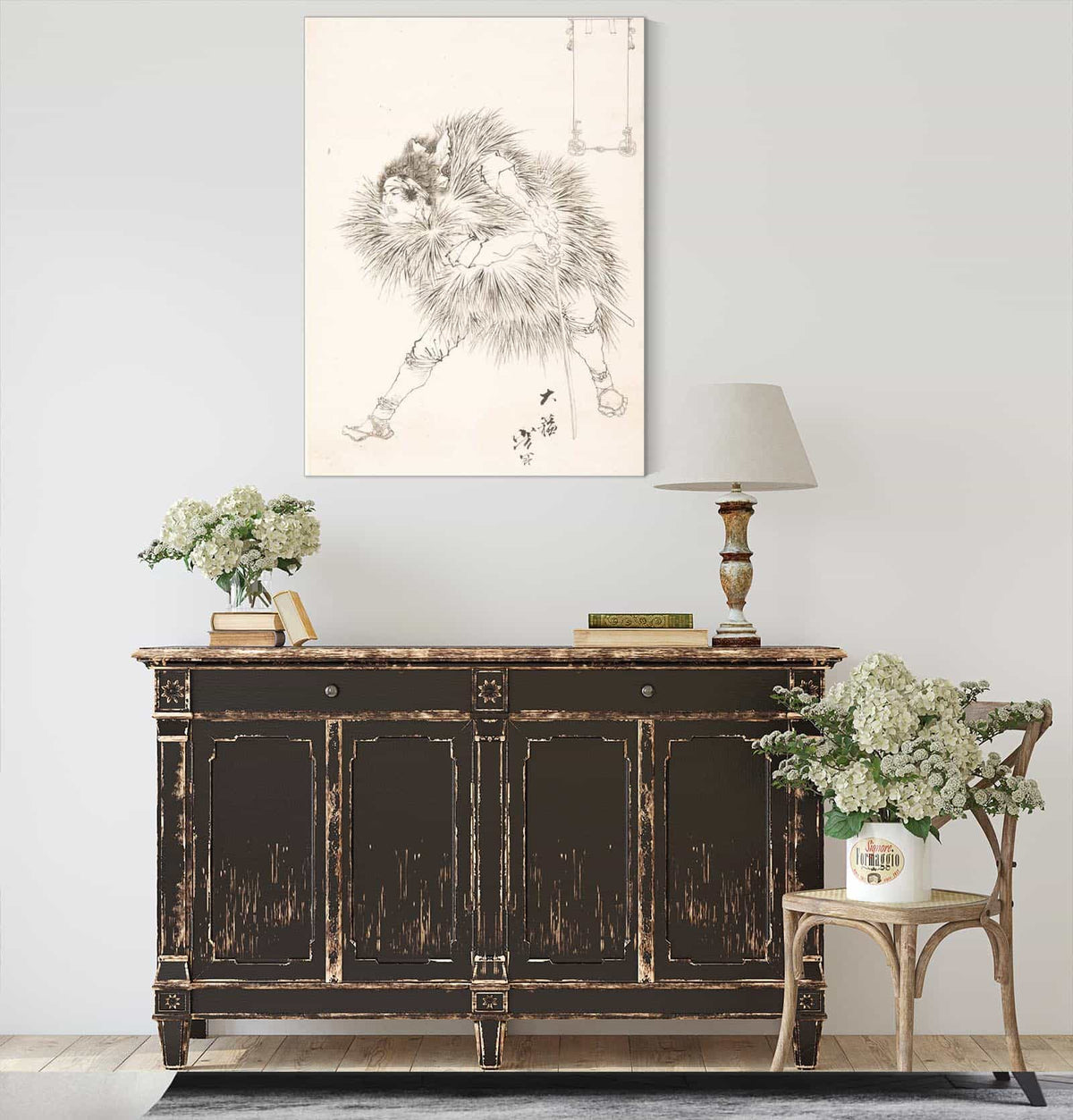 Finished Drawing Of A Warrior by Tsukioka Yoshitoshi