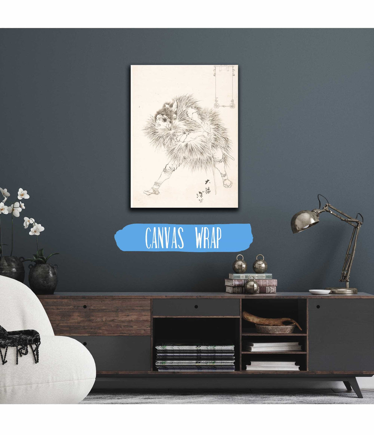 Finished Drawing Of A Warrior by Tsukioka Yoshitoshi