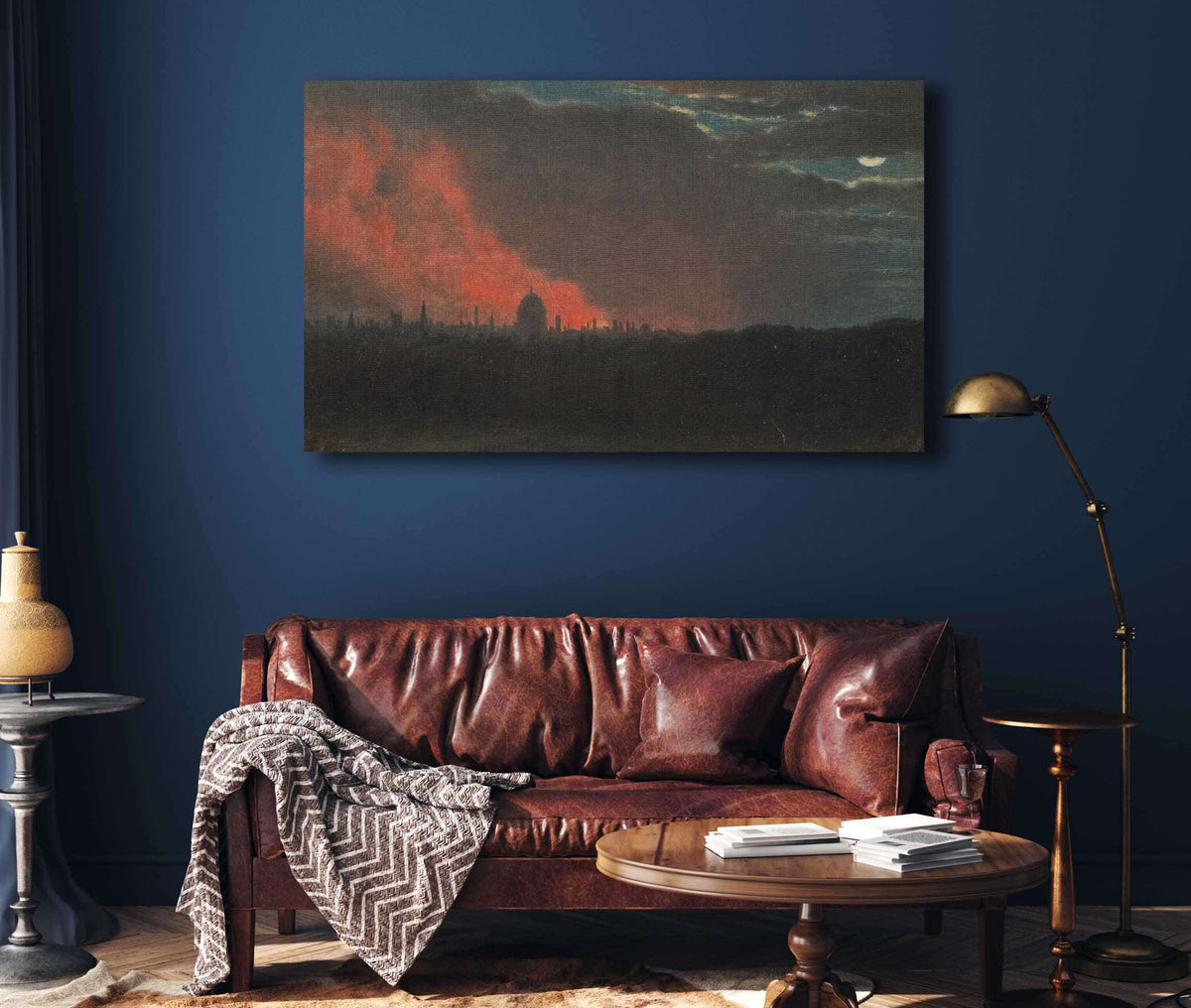 Fire In London Seen From Hampstead by John Constable