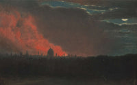 Fire In London Seen From Hampstead by John Constable