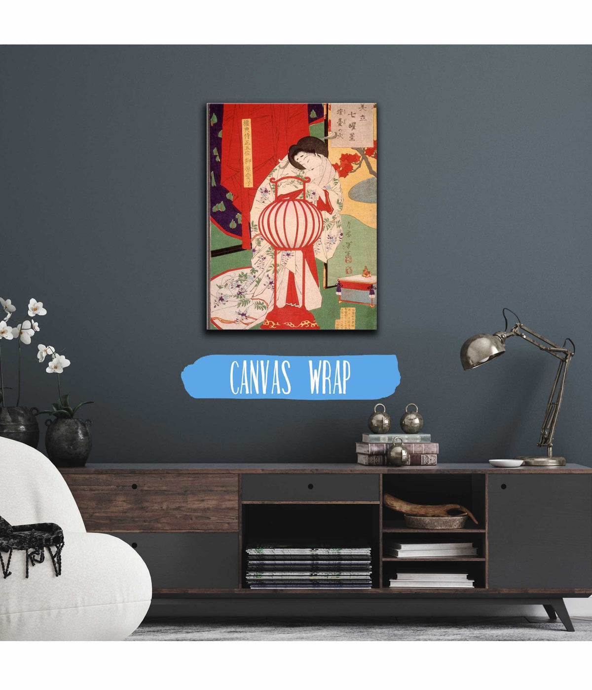 Fire In The Lamp Stand by Tsukioka Yoshitoshi