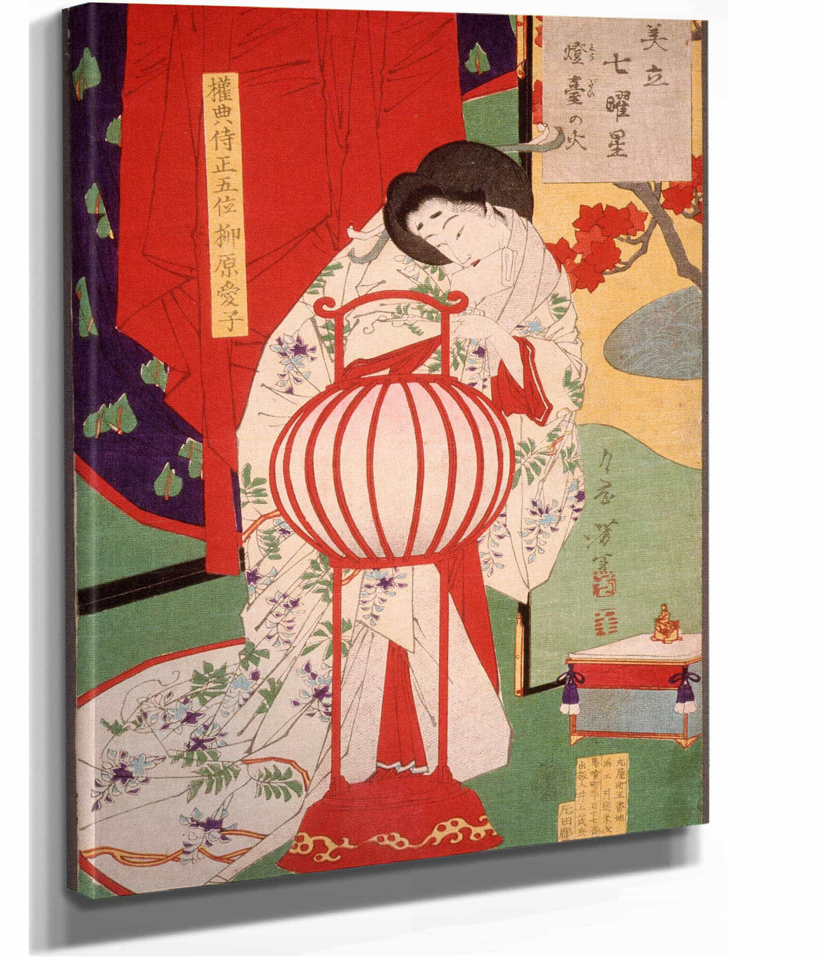 Fire In The Lamp Stand by Tsukioka Yoshitoshi