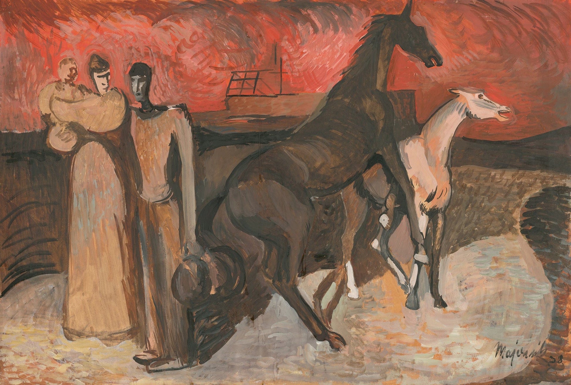 Fire Refugees by Cyprian Majernik