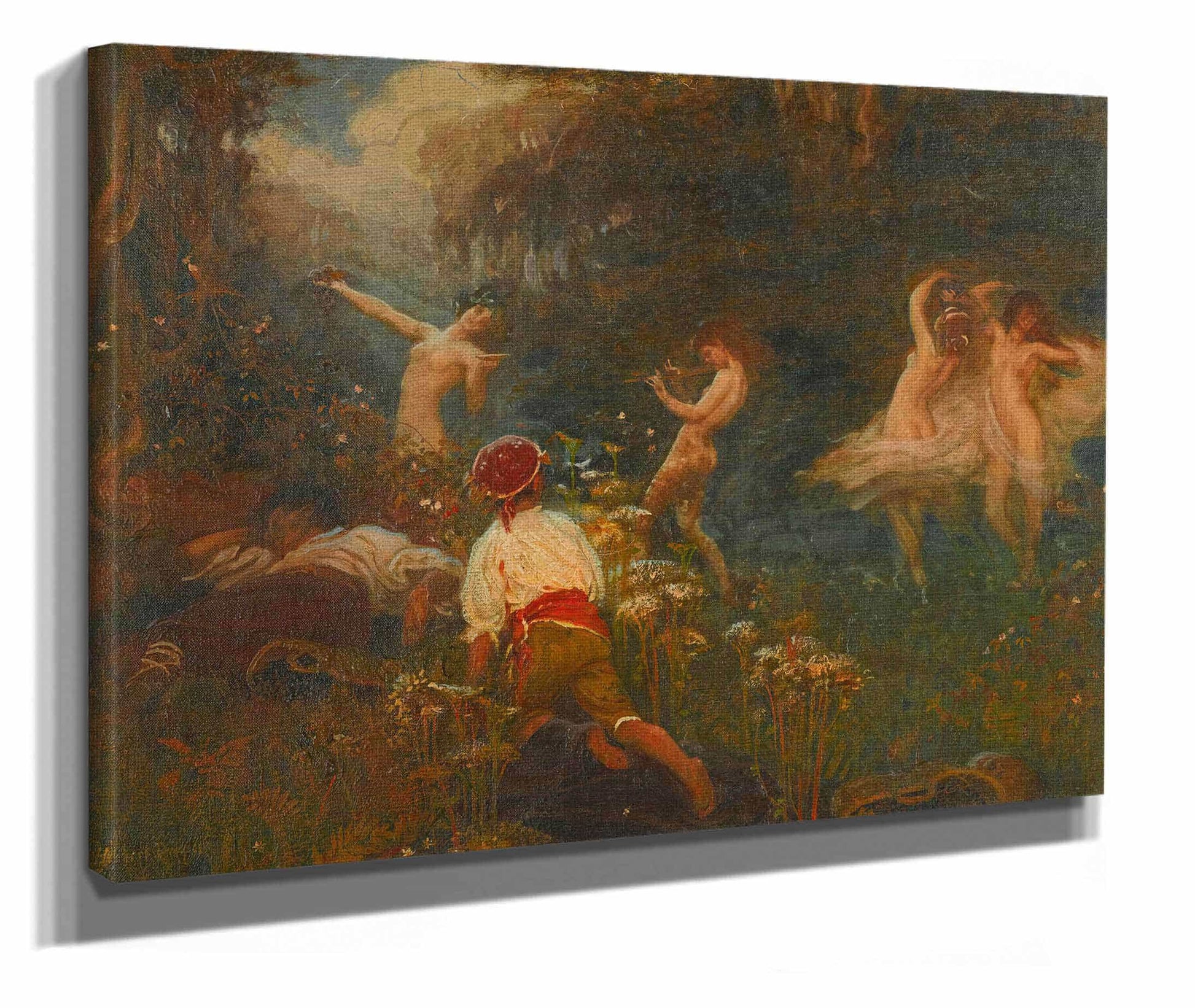 First Sketch For The Vintage Morn by Herbert James Draper