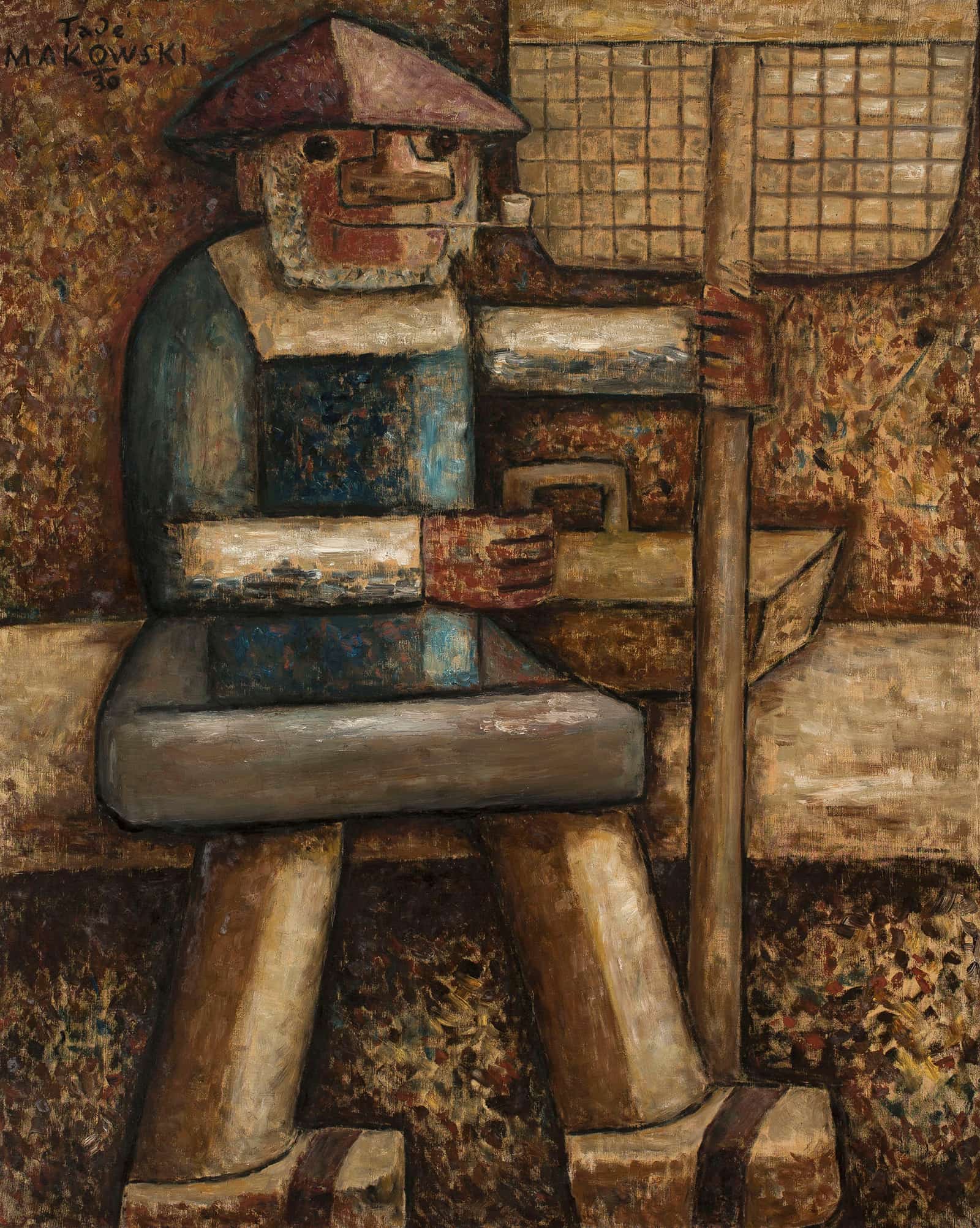 Fisherman by Tadeusz Makowski