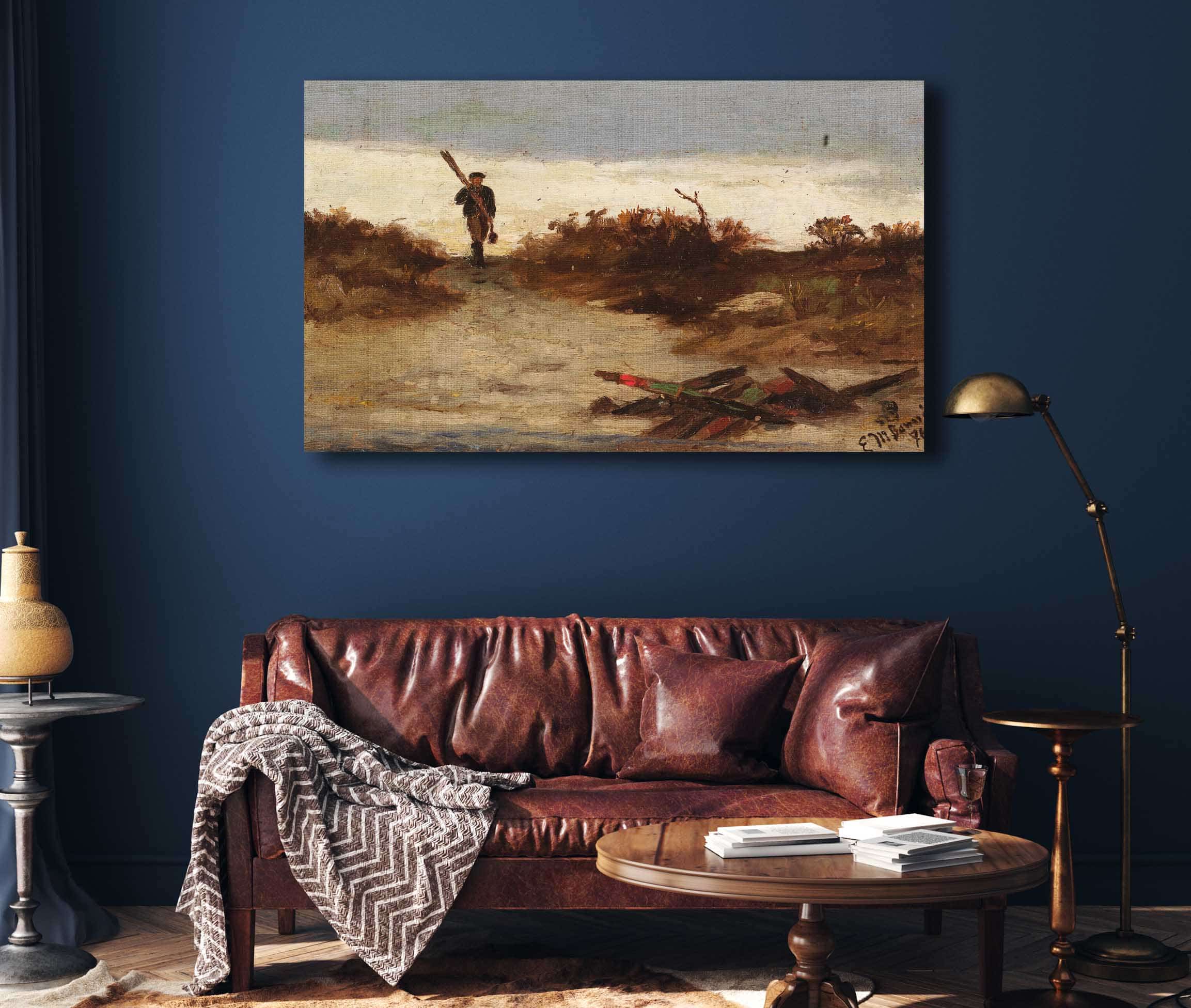 Fisherman By Water by Edward Mitchell Bannister