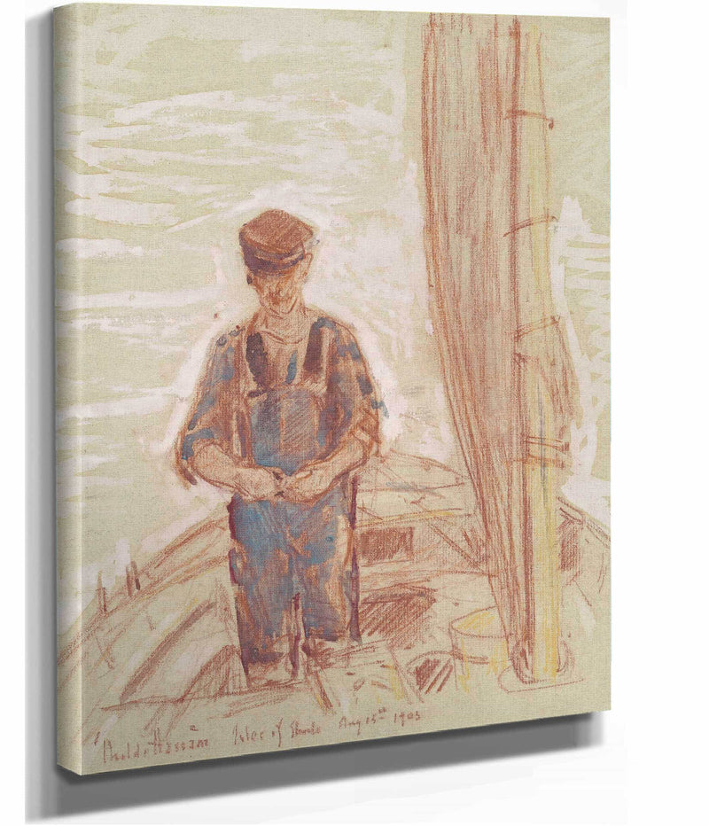 Fisherman Isle Of Shoals by Childe Hassam