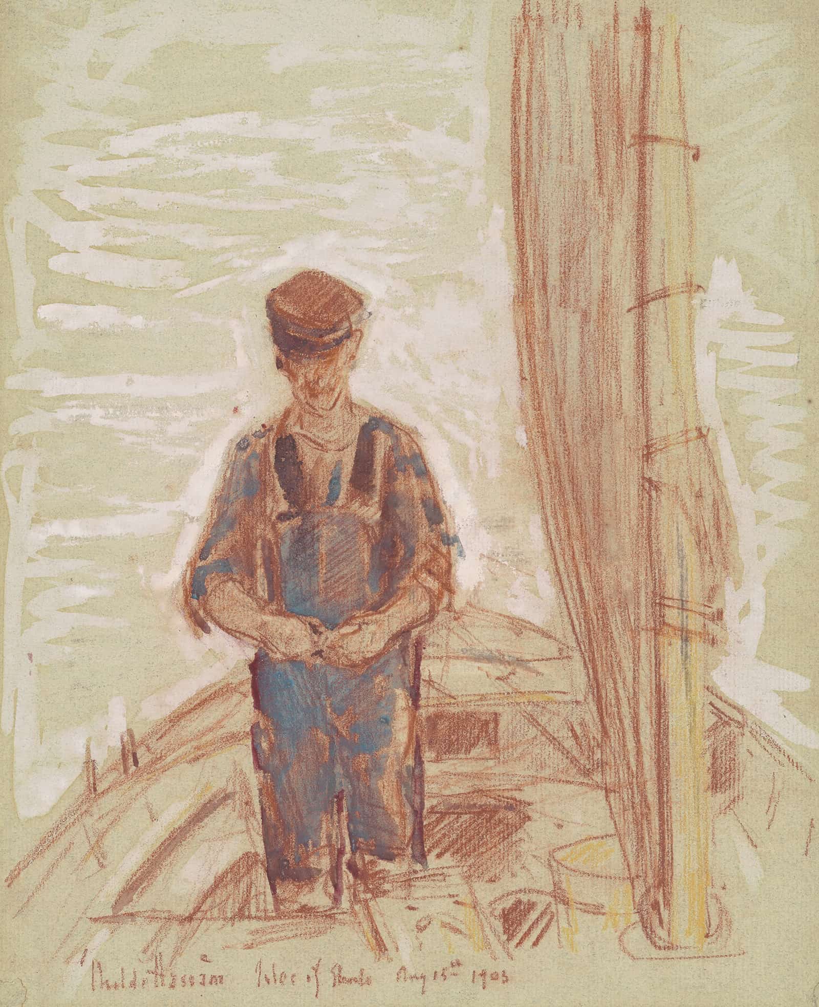 Fisherman Isle Of Shoals by Childe Hassam